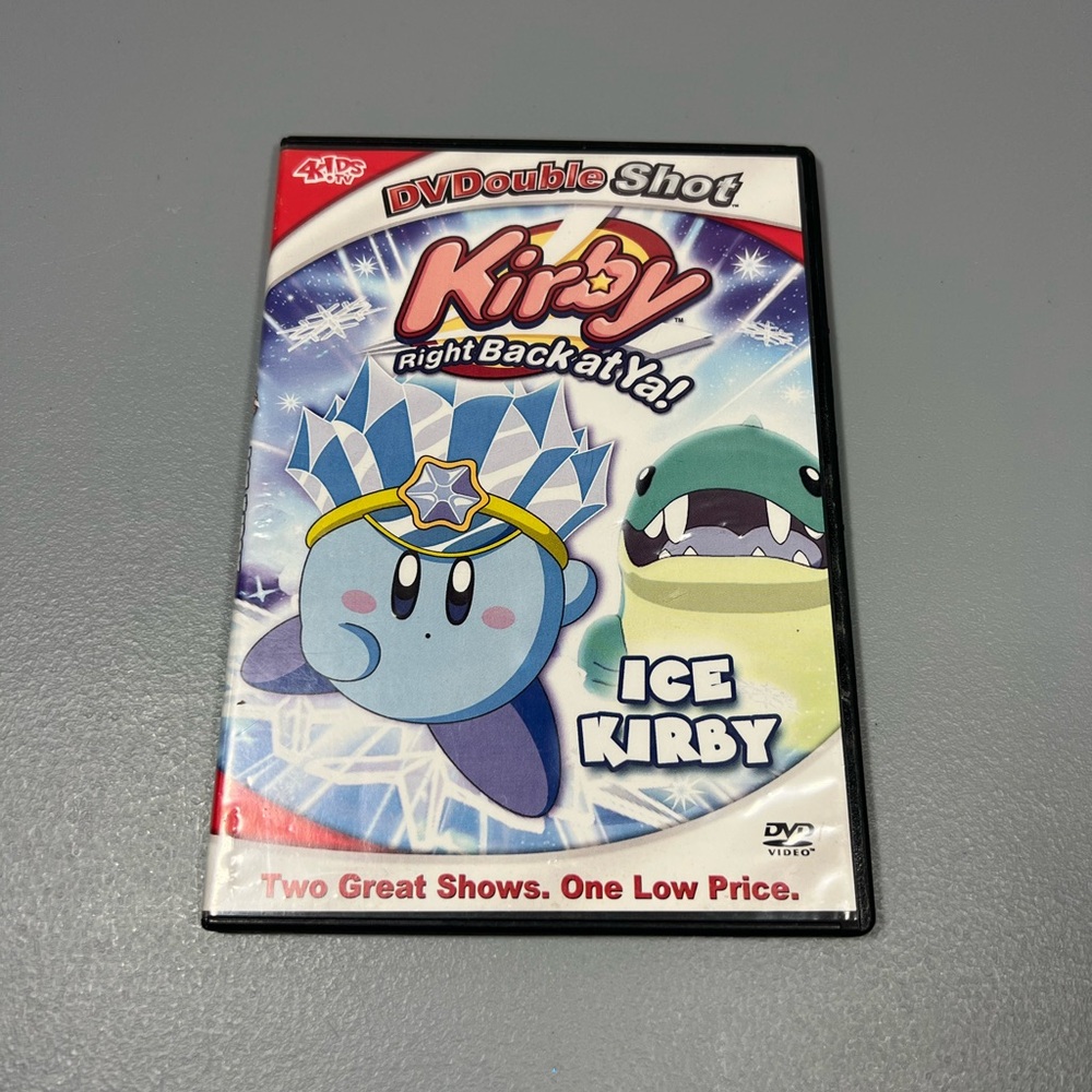 Kirby Right Back At Ya! Ice Kirby DVD Double Shot Authentic Rare Funimation READ